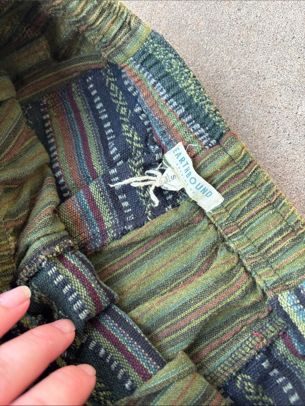 Earthbound patchwork pants! Small - Picture 4 of 7